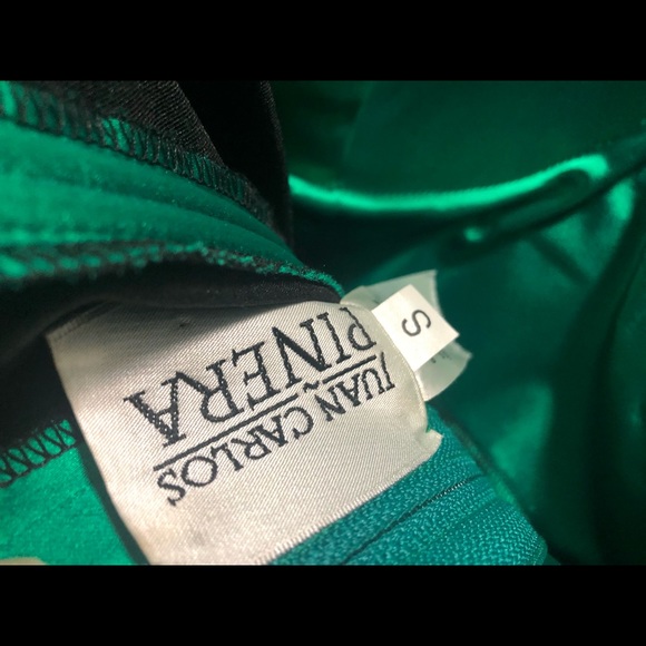 Gorgeous green strapless gown - Picture 4 of 4